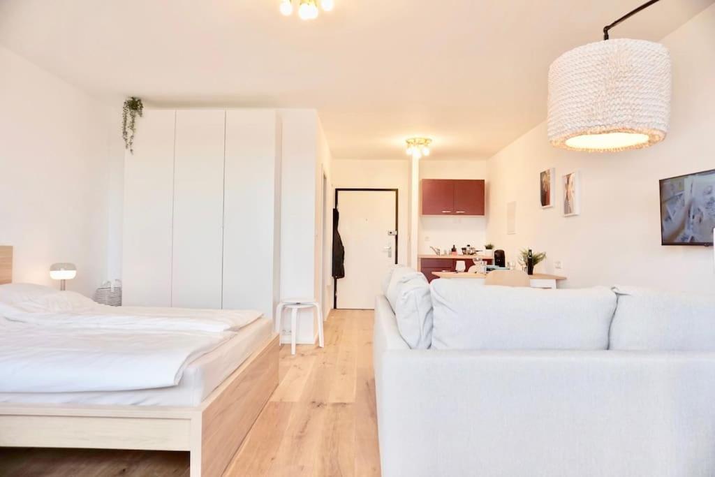 Neu Modernes Apartment In Top Lage, Free Parking Max 1,65M Hoehe Und 1,8M Breite Karlsruhe Exterior foto