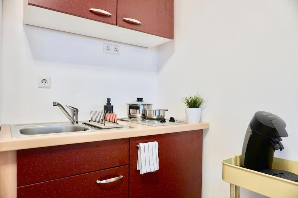 Neu Modernes Apartment In Top Lage, Free Parking Max 1,65M Hoehe Und 1,8M Breite Karlsruhe Exterior foto